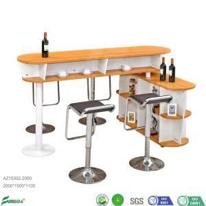 MFC Practical Yellow Oak Long Hotal Bar Stool Long Table for Cafe Shop (AZ15302-2000)