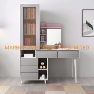 Combine Dressing Table with Bookshelf and Computer Desk MDF