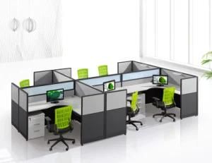 32mm Thickness Cubicles Office Workstation Cubicle for 6 Person