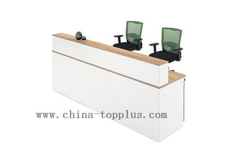Melamine Office Furniture Simple Reception Desk Durable Front Table (M-Q1601)