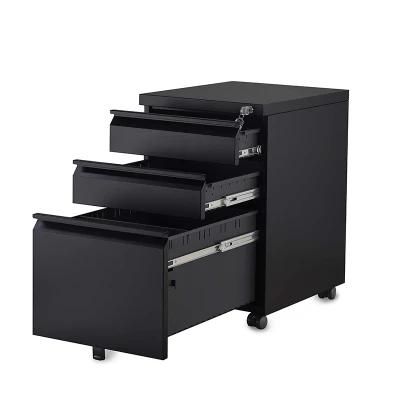 Steel Office Furniture Metal Mobile Pedestal Cabinet