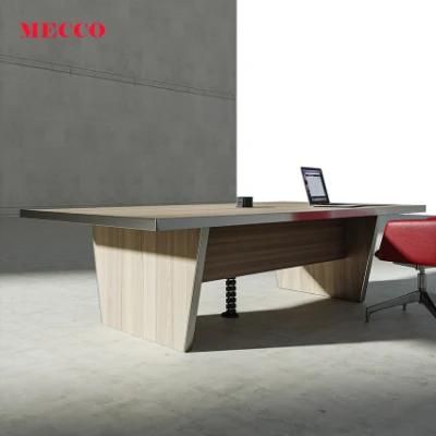 Wooden Color Fashion Design Conference Table Nordic