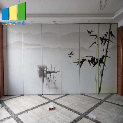Acoustic Sliding Hotel Folding Wooden Mobile Partition Wall