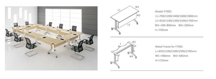 Training Wooden Height Adjuster Adjustable Standing Office Desk Frame Made in China