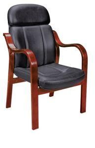 Modern Hard Leisure Visitor Conference Solid Wood Frame Staff Chair
