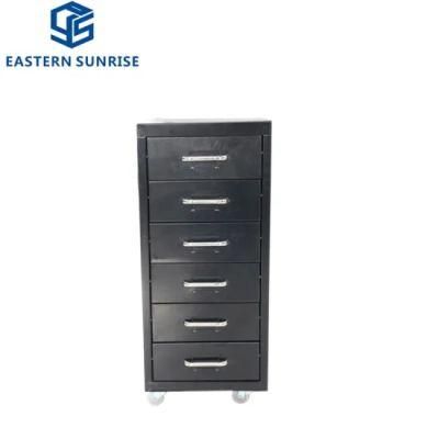 6 Drawers Powder Coating Furniture Vertical Storage Metal File Cabinet