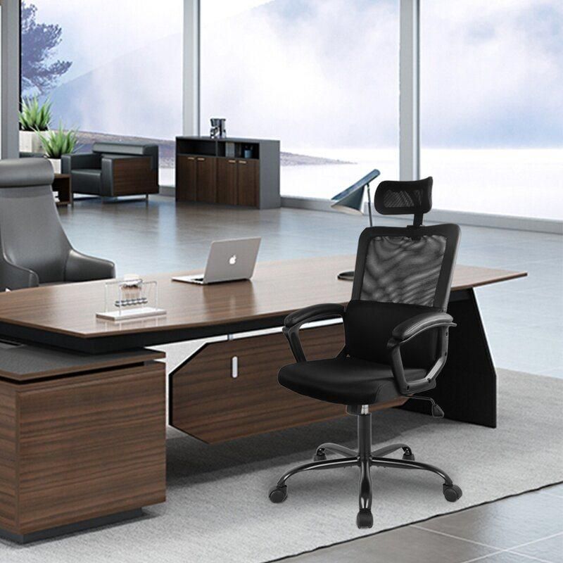 High Backrest Mesh Design Ergonomic Swivel Office Meeting Chair
