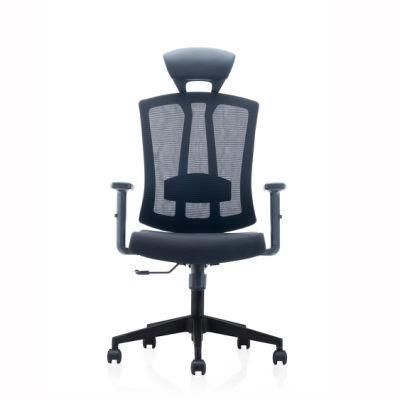 Modern Executive Armrest Swivel Mesh Swivel Fabric Gaming Office Metal Staff Chair
