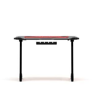 Oneray Professional Design Adjustable Gaming Computer Table with Multi Colored LED Lights and Cup Holder