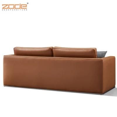 Zode Modern Home/Living Room/Office Furniture Light Luxury PU Leather Simple Chair Family Living Room Sofa Set