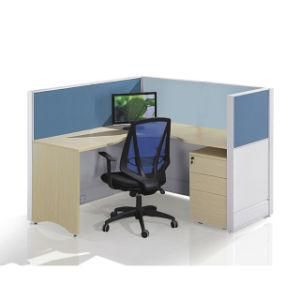 Single Seat L Shape Office Furniture Workstation Table for Office