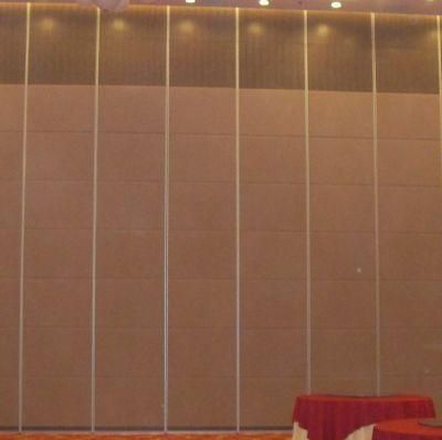 Hotel Ballroom Banquet Hall Wooden Operable Partition Wall Systems