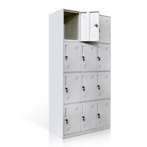 China Supply High Quality Metal Fittings Hot Sale Twelve Door Wardrobe