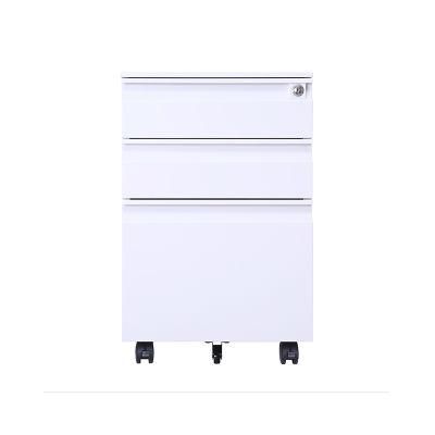 Steel Office Storage Movable 3 Drawer Filing Pedestal Cabinet