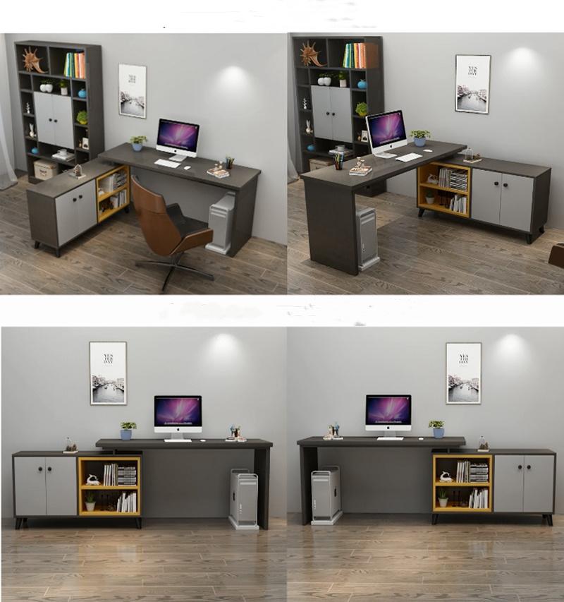 Modern L Shape MFC MDF Manager Office Wooden Furniture Excutive Computer Table Boss Office Desk