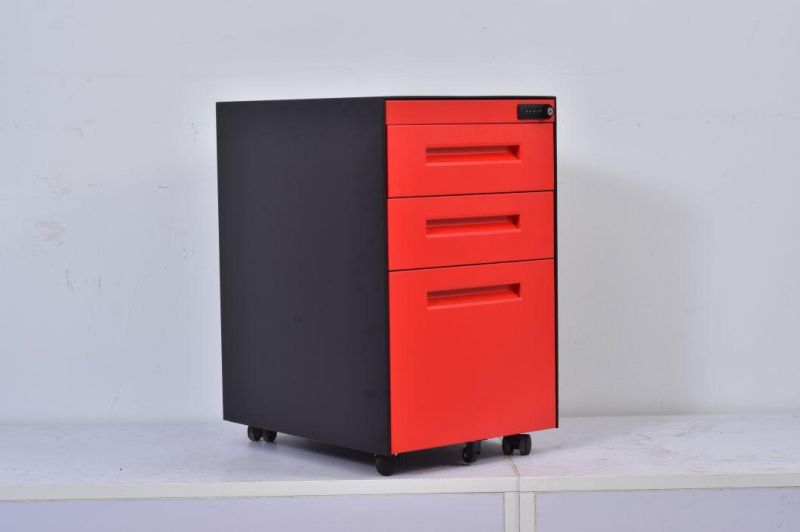 Hot Popular Cabinet for Office with Lock 3-Drawer