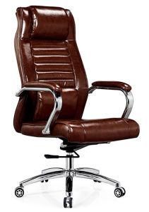 Durable Brown Leather Home Office Computer Desk Executive Office Chair (PK515)
