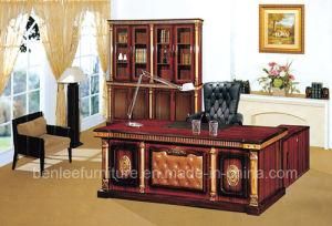 L Shape Modern Office Wood Furniture Executive Desk (BL-XY015)