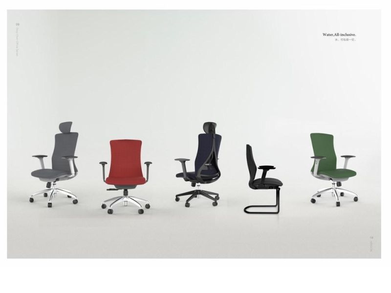 Middle Back Bow-Shape Wholesale Ergonomic Adjustable Gaming Traning Meeting Home Office Swivel Chair