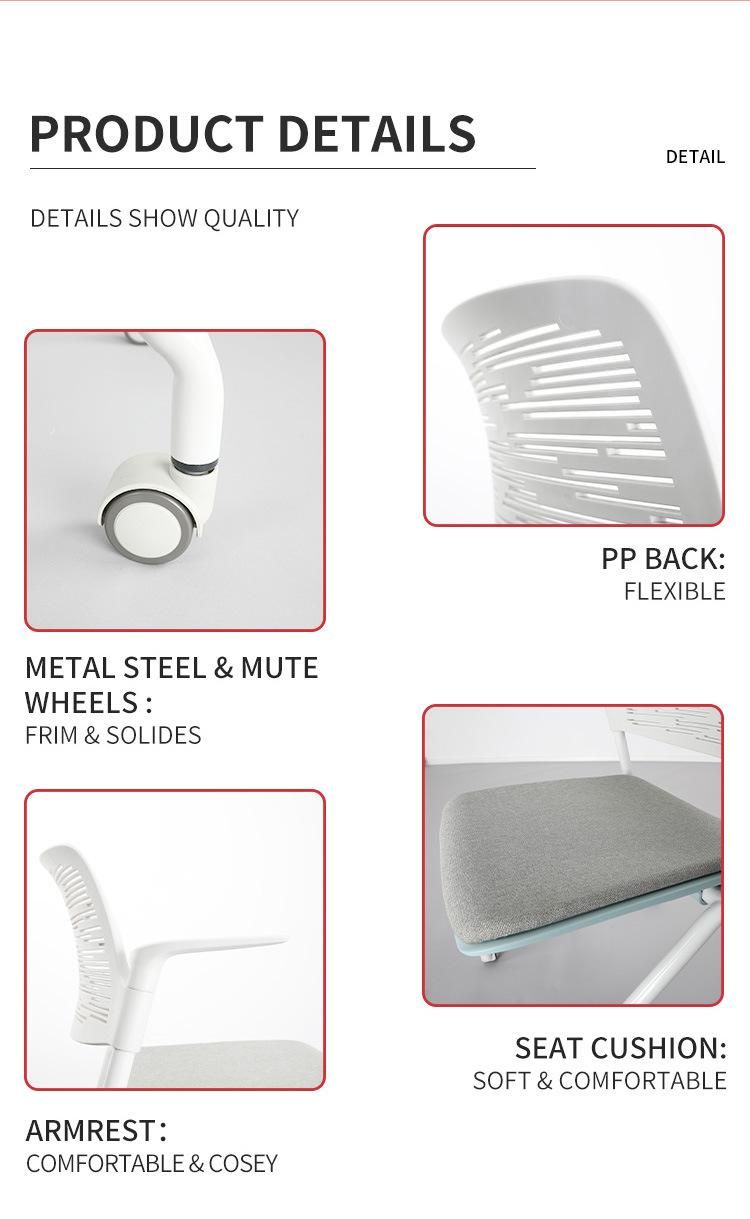 Ingenious Colorful Office Furniture Student Hot Sale Comfortable Factory School Chair