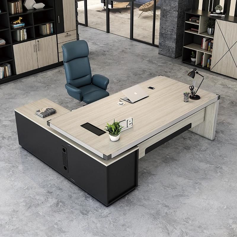 New Design of Customized School Office L Shape Executive PC Desk