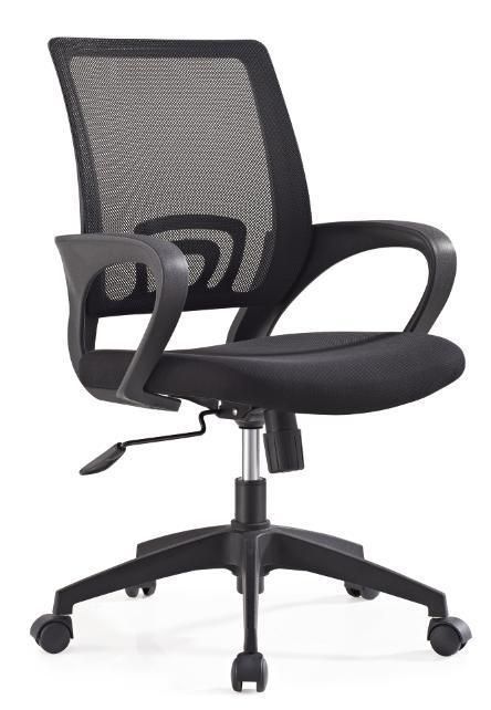 Good Price Office Furniture Black Elastic Mesh Office Swivel Plastic Computer Chair