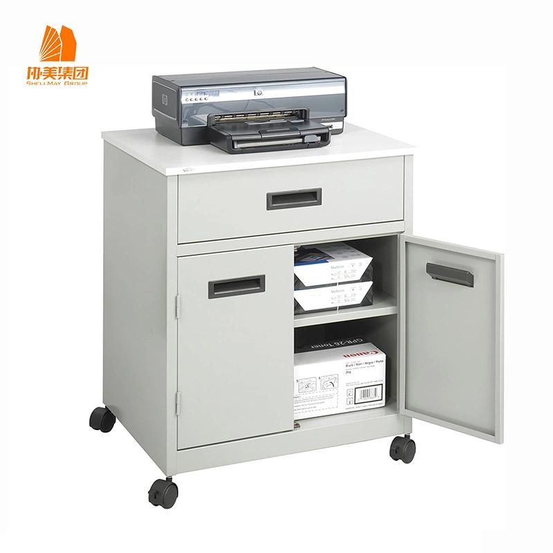 Household Movable Filing Cabinet, Storage Cabinet, Stainless Steel Material.