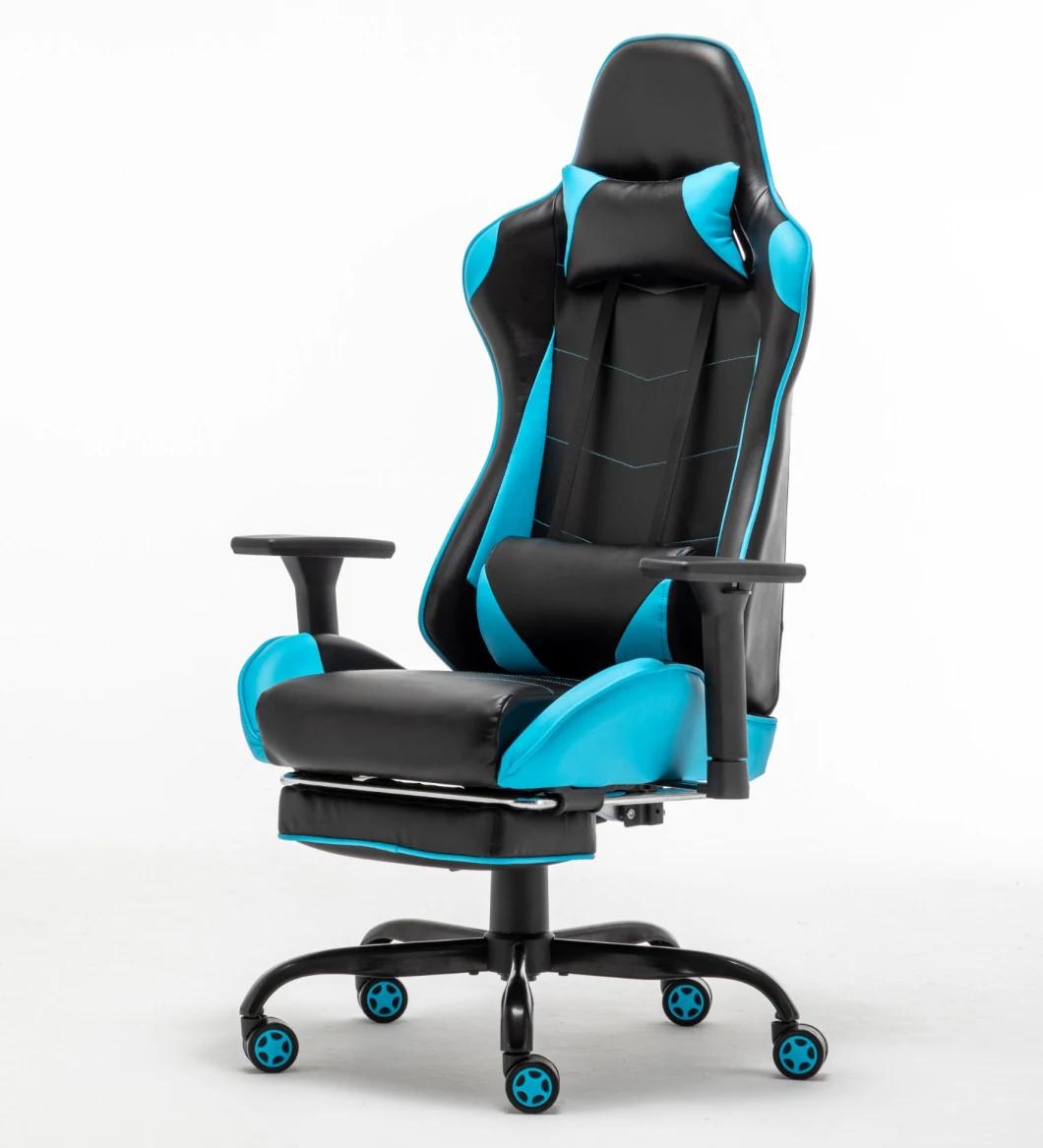 Gaming Chair 2022 New Fashion Cheap Commercial PU Leather Office Silla Juego Racing Computer Gamer Chair