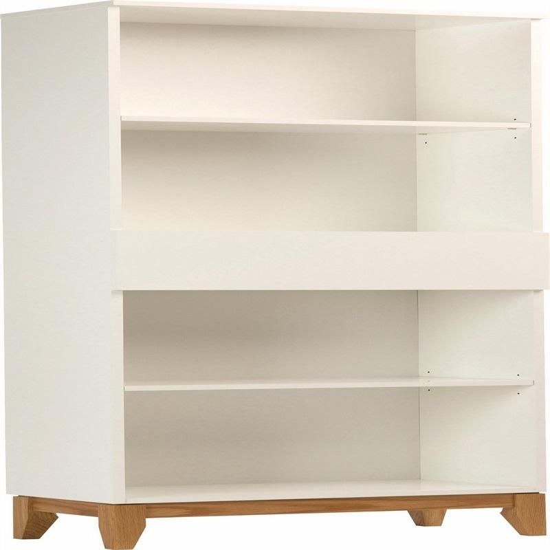 Practical Wooden Bookshelves with Large Compartments