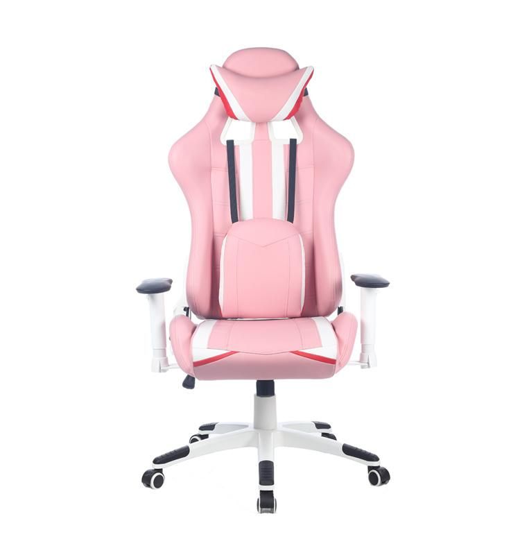 (JANESEN-A) Fashionable High Quality Pink Adjustable Computer Gaming Chair