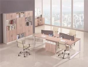 Melamine Partition Office Area Seating Metal Computer Desk Table with Drawer