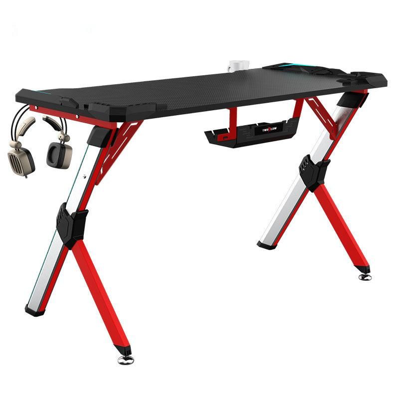 Best Selling Modern Gaming Table PC Desk with LED Light
