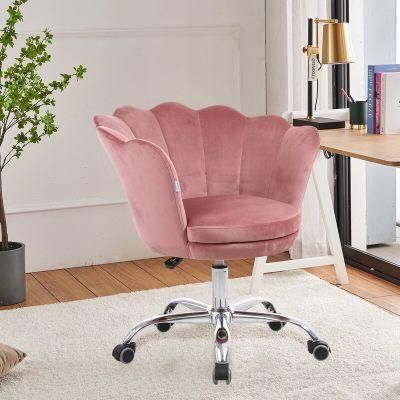 Design Upholstery Accent Armchair Velvet Task Swivel Office Chair