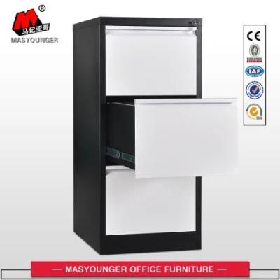 Factory Manufacturer Anti-Tilt Construction Vertical 3 Drawer Metal Filing Cabinet