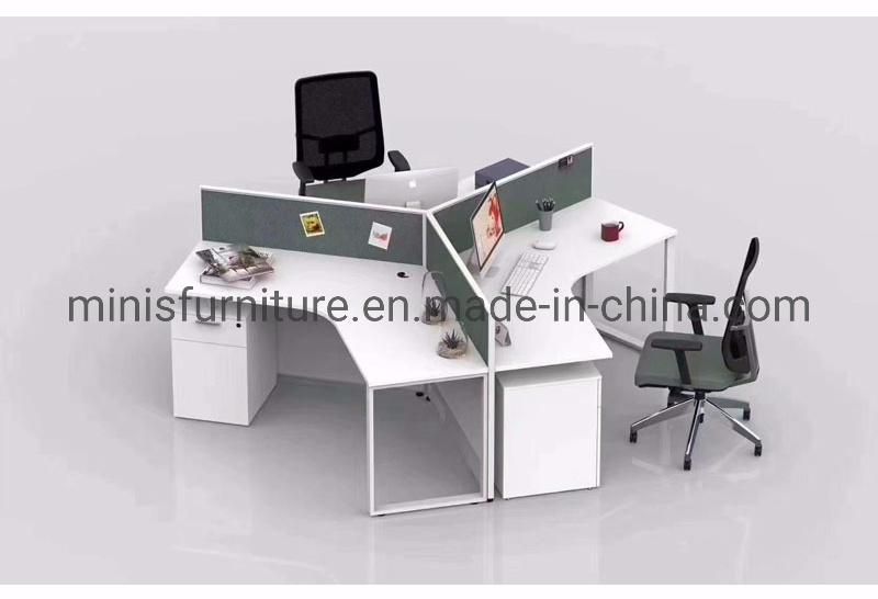 (M-WS238) Commercial Furniture Modern 3, 4 People Office Workstation Desk/Modular/Cubicle/Call Center