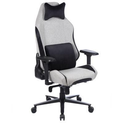 Yuhang Anti-Corrosive Aluminum Base Gaming Chair Gery Fabric Gaming Chair