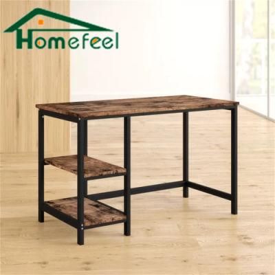 Industrial Style Antique Brown Office Furniture Computer Desk Cheap Wholesale