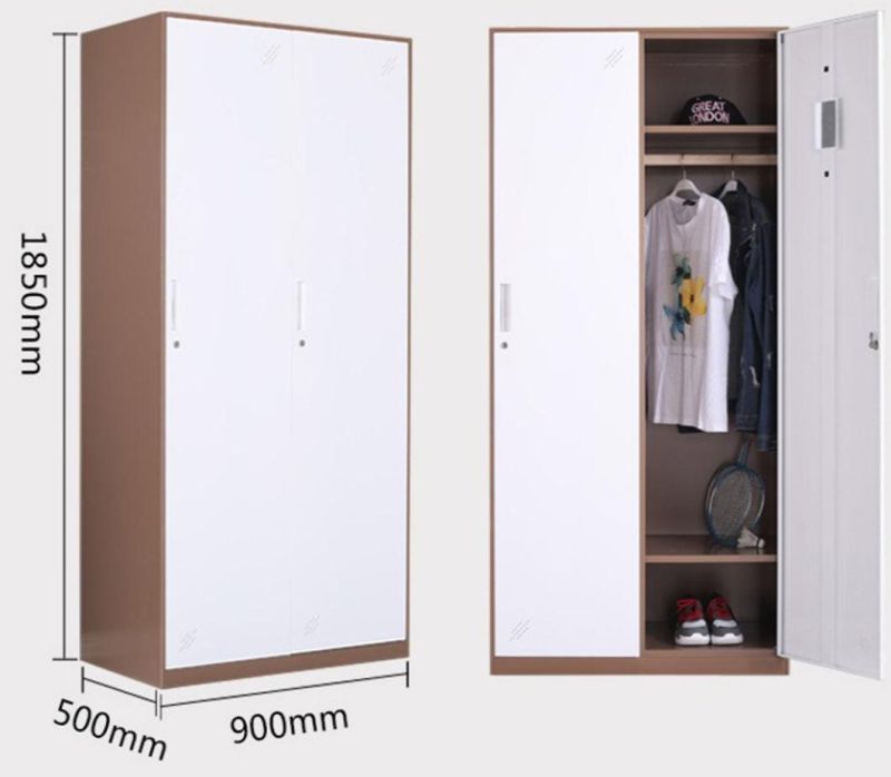 Two Doors Office Furniture Steel Cabinet /Metal Locker/Cupboard