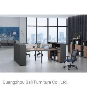 New Design Office Desk Furniture Modern 4 Person Office Workstation with File Cabinet (BL-WN06B3103)