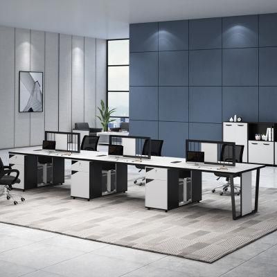 China Wholesale Wood Staff Office Screen Panel Table Workstation Commercial