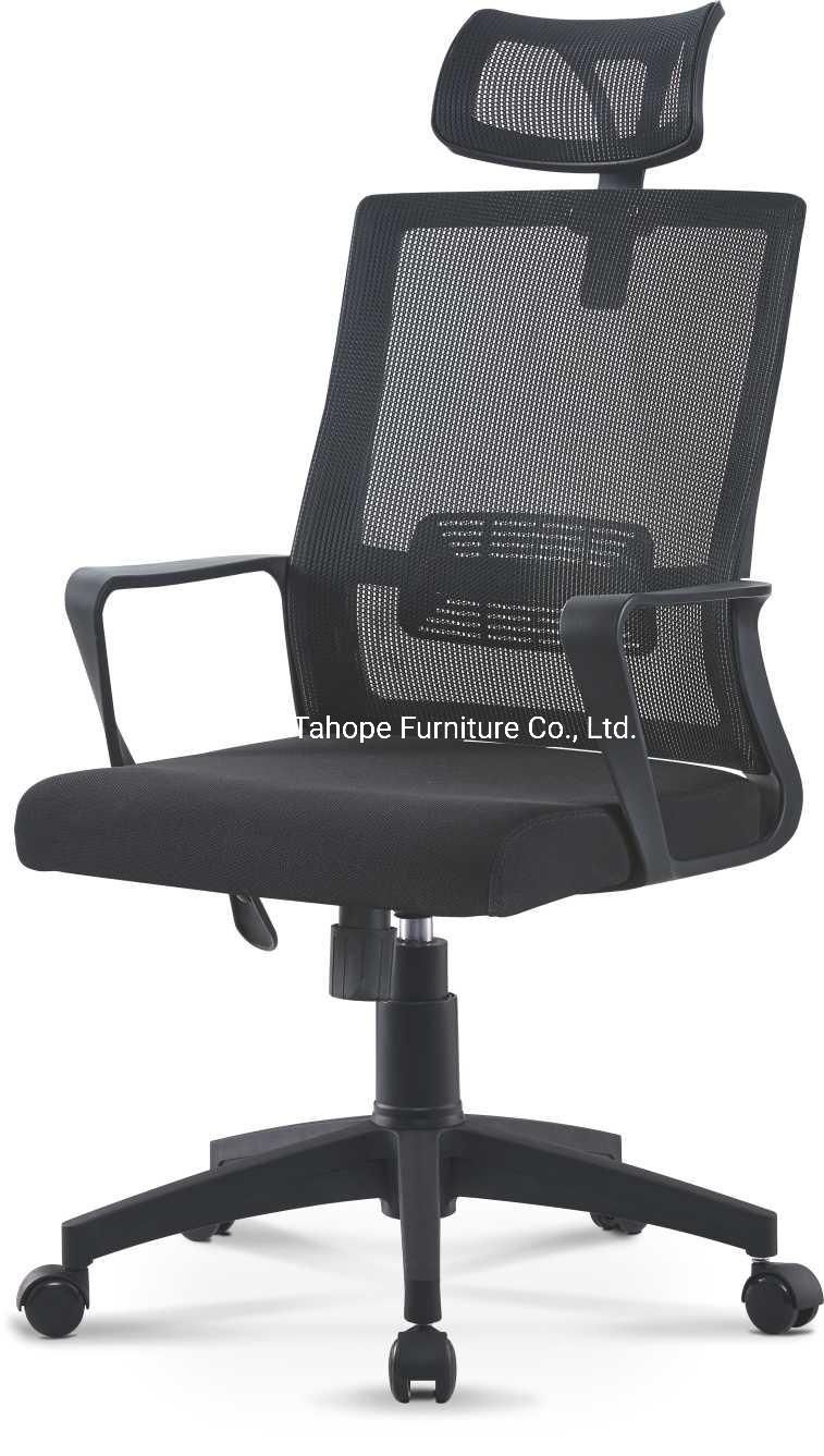 High Quality Executive Mesh Ergonomic Plastic Office Chair with Headrest