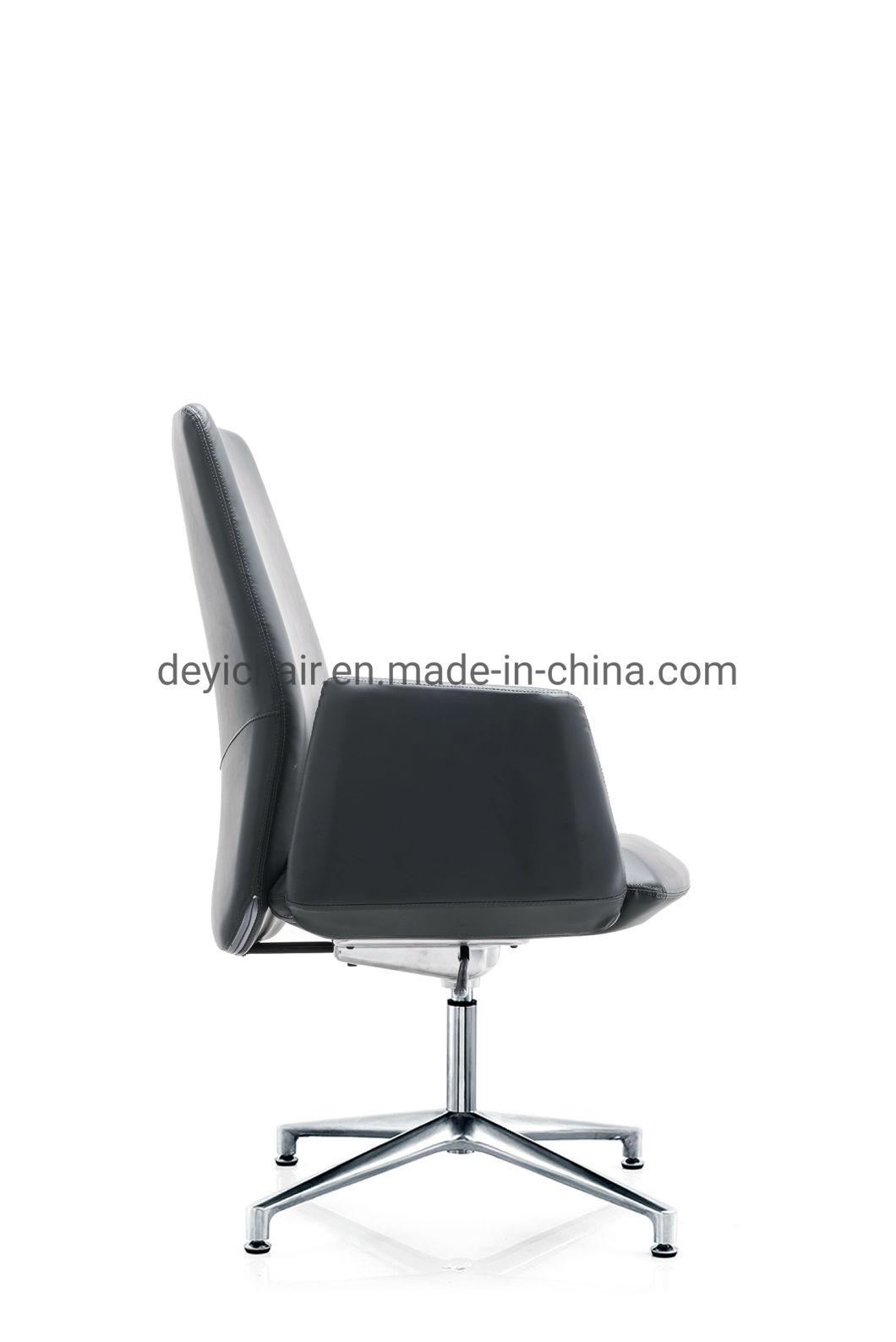 Aluminum Base Fixed Glider PU / Leather Upholstery up and Down Mechanism for Seat and Back Seat Conference Chair