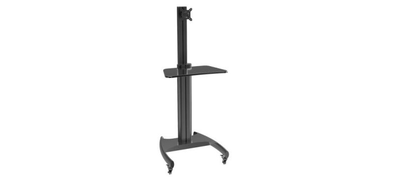 Mobile Computer Workstation Single Monitor 10-24" Height Adjustment (PC 1601A)