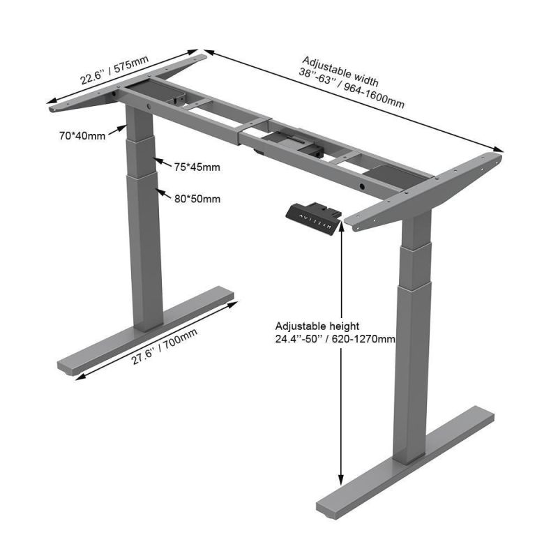 Wholesale Executive Office Furniture Smart Nordic Minimalist Computer Standing Desk Ergonomic Sit-Stand Height Adjustable Lifting Laptop Electric Office Desk