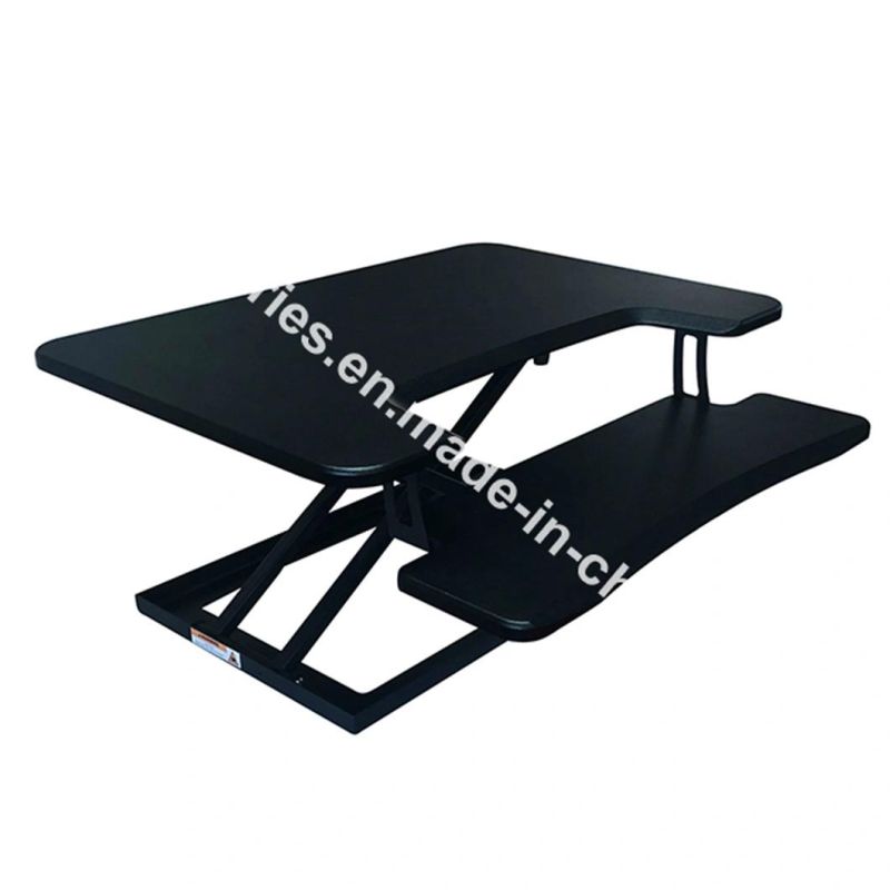 Small Ergonomic Folding Sit to Stand Office Desk for Desktop