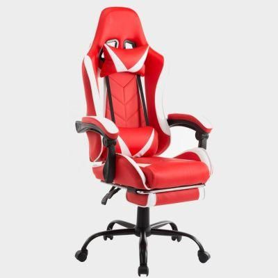 Linkage Arm Office Gaming Desk Chair with Footrest
