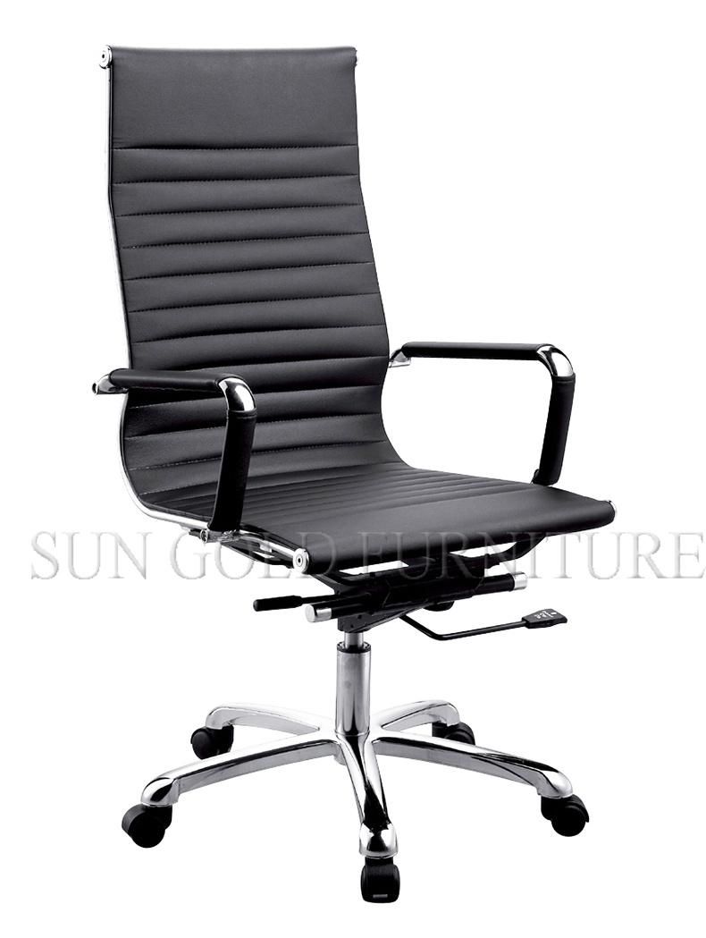 High Back Genuine Leather Office Chair Swivel Office Chair