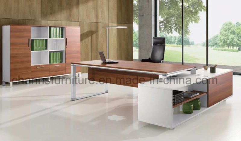 Modern L Shape White Home Furniture Computer Desk Office Table