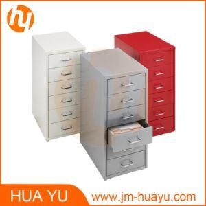 Office Furniture 6 Drawer Yellow Steel Filing Cabinet