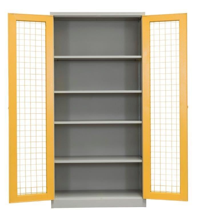 Customize Metal Cabinet Mesh Door Office Cabinet Storage Cabinet